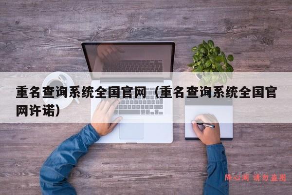 重名查询系统全国官网（重名查询系统全国官网许诺）