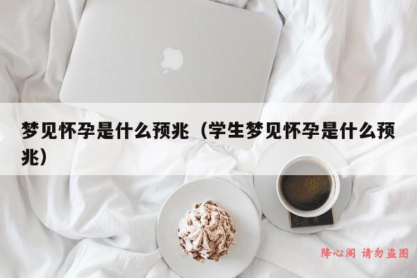 梦见怀孕是什么预兆（学生梦见怀孕是什么预兆）