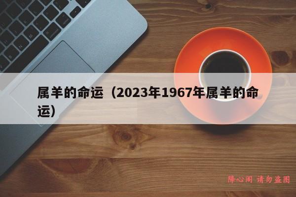 属羊的命运（2023年1967年属羊的命运）