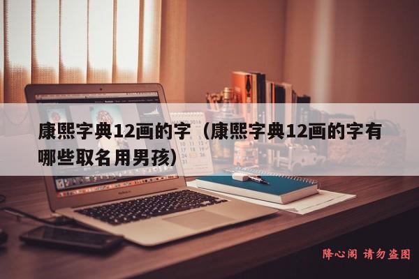 康熙字典12画的字（康熙字典12画的字有哪些取名用男孩）